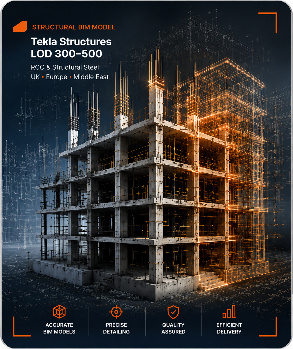 KSR BIM Structural Services Ltd. | RCC BIM Modelling & Rebar Detailing